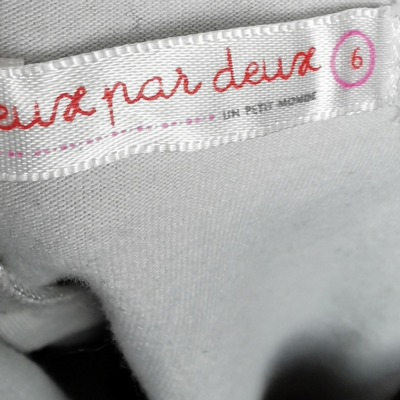 6 YEARS DEUX PAR DEUX, Black & White, Floral Lace Fitted Dress VGUC - Picture 3 of 8